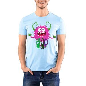Pink Monster 'Boo' T-Shirt - Cute and Fun Monster Design for Halloween and Casua